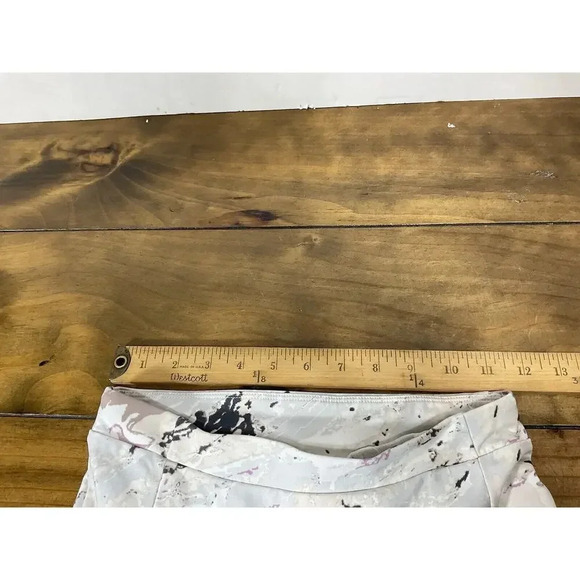 GYMSHARK | ORI LEGGINGS White Marble Print High Rise 7/8 Length Size Small - Picture 5 of 7